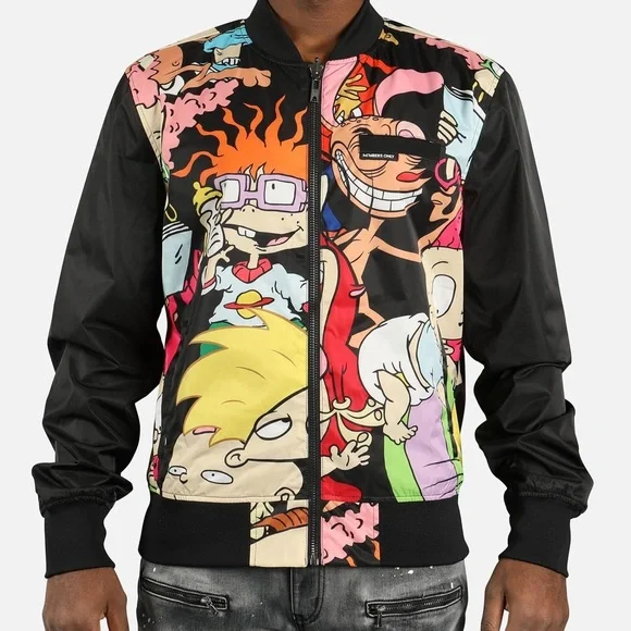 MENS MEMBERS ONLY NICKELODEON BOMBER JACKET Women - Picture 4 of 16